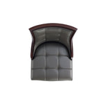 Fifth Avenue Wood Upholstered Barstool in Graphite