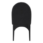 Waldorf Boucle Fabric Upholstered Dining Side Chair in Black