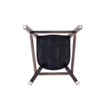 Fifth Avenue Wood Upholstered Barstool in Graphite
