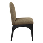 Waldorf Boucle Fabric Upholstered Dining Side Chair in Olive