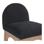 Waldorf Boucle Fabric Upholstered Counter Stool in Black