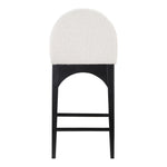 Waldorf Boucle Fabric Upholstered Counter Stool in Cream