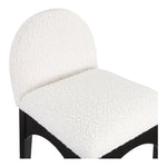 Waldorf Boucle Fabric Upholstered Counter Stool in Cream