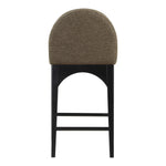 Waldorf Boucle Fabric Upholstered Counter Stool in Olive