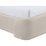 Warby Vegan Leather Upholstered King Bed in Taupe