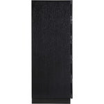 Weave Oak Veneer Chest in Black