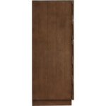 Weave Oak Veneer Chest in Brown