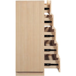 Weave Oak Veneer Chest in Natural