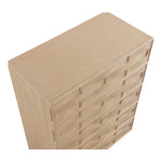 Weave Oak Veneer Chest in Natural