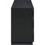 Weave Oak Veneer Dresser in Black
