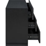 Weave Oak Veneer Dresser in Black