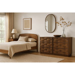 Weave Oak Veneer Dresser in Brown