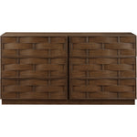 Weave Oak Veneer Dresser in Brown