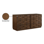 Weave Oak Veneer Dresser in Brown
