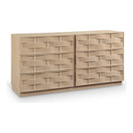 Weave Oak Veneer Dresser in Natural