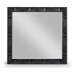 Weave Oak Veneer Mirror in Black