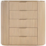 Astrid Solid Wood And Oak Veneer Chest in Natural