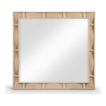 Weave Oak Veneer Mirror in Natural