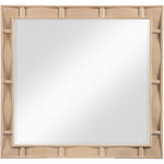 Weave Oak Veneer Mirror in Natural