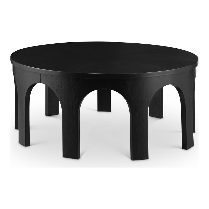 Westfield Solid Wood And Oak Veneer Coffee Table in Black