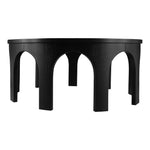 Westfield Solid Wood And Oak Veneer Coffee Table in Black