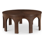 Westfield Solid Wood And Oak Veneer Coffee Table in Brown