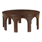 Westfield Solid Wood And Oak Veneer Coffee Table in Brown