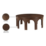 Westfield Solid Wood And Oak Veneer Coffee Table in Brown