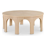 Westfield Solid Wood And Oak Veneer Coffee Table in Natural