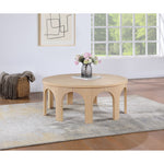 Westfield Solid Wood And Oak Veneer Coffee Table in Natural