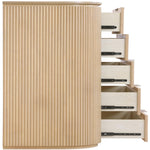 Astrid Solid Wood And Oak Veneer Chest in Natural