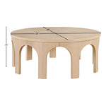 Westfield Solid Wood And Oak Veneer Coffee Table in Natural
