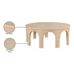 Westfield Solid Wood And Oak Veneer Coffee Table in Natural