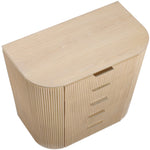 Astrid Solid Wood And Oak Veneer Chest in Natural