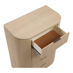 Astrid Solid Wood And Oak Veneer Chest in Natural