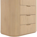 Astrid Solid Wood And Oak Veneer Chest in Natural