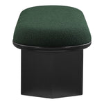 Wilshire Boucle Fabric Upholstered Bench in Green