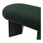 Wilshire Boucle Fabric Upholstered Bench in Green