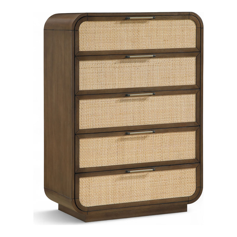 Windsor Solid Wood Chest in Brown
