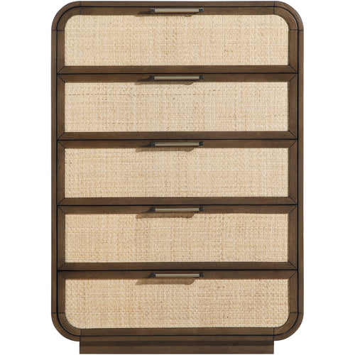 Windsor Solid Wood Chest in Brown