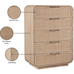 Windsor Solid Wood Chest in Natural
