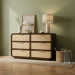 Windsor Solid Wood Dresser in Brown