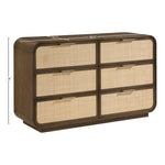 Windsor Solid Wood Dresser in Brown