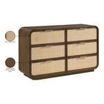 Windsor Solid Wood Dresser in Brown