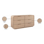 Windsor Solid Wood Dresser in Natural