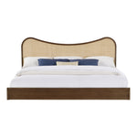 Windsor Solid Wood King Bed (3 Boxes) in Brown