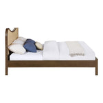 Windsor Solid Wood King Bed (3 Boxes) in Brown