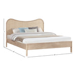 Windsor Solid Wood King Bed (3 Boxes) in Natural