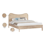 Windsor Solid Wood King Bed (3 Boxes) in Natural