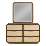 Windsor Solid Wood Mirror in Brown